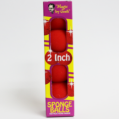 2 Inch Sponge Balls by Goshman (RED)