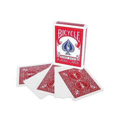 Blank Face Bicycle Red, Gaffed Cards
