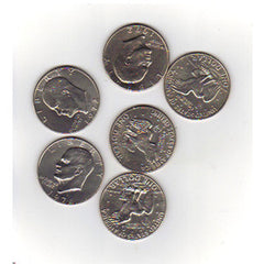 Real Eisenhower U.S. Dollar Coins