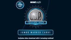 ESP Jumbo Testing Cards by Vernet Magic