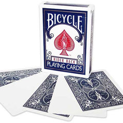 Blank Face Bicycle Blue, Gaffed Cards