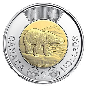 Expanded Canadian Toonie Shell