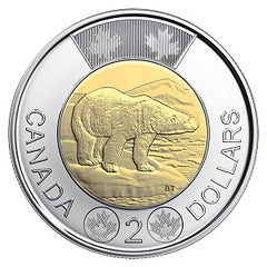 Expanded Canadian Toonie Shell
